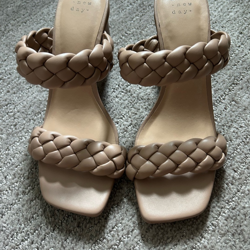 A New Day Tan Braided Sandals